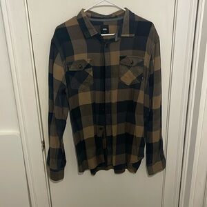 L Vans flannel long sleeve button down